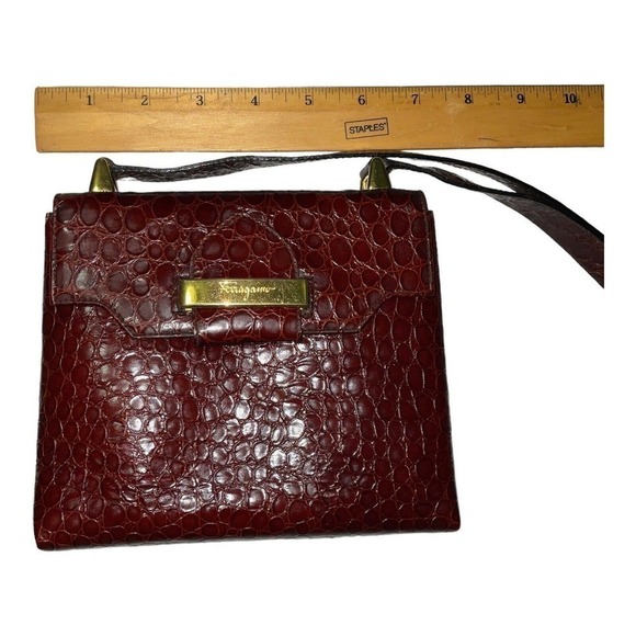 Salvatore Ferragamo "Vara" MINI Flap Crossbody Shoulder Bag - Picture 5 of 16